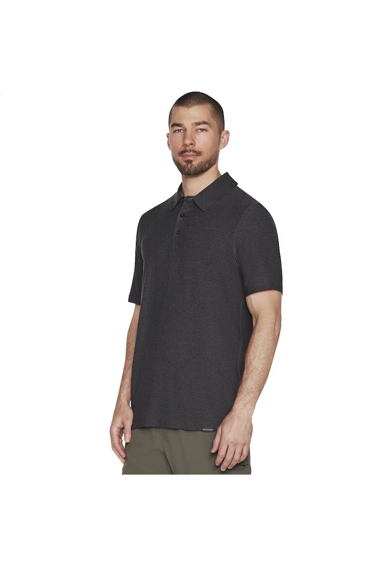 Skechers Поло тениски - Go Dri All Day Polo MTO78-BKCC - сиво