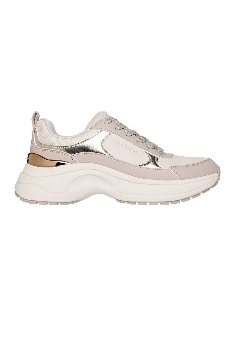 Skechers Полускосени спортни обуви Hazel 2 с метални елементи - Черен/Сребрист