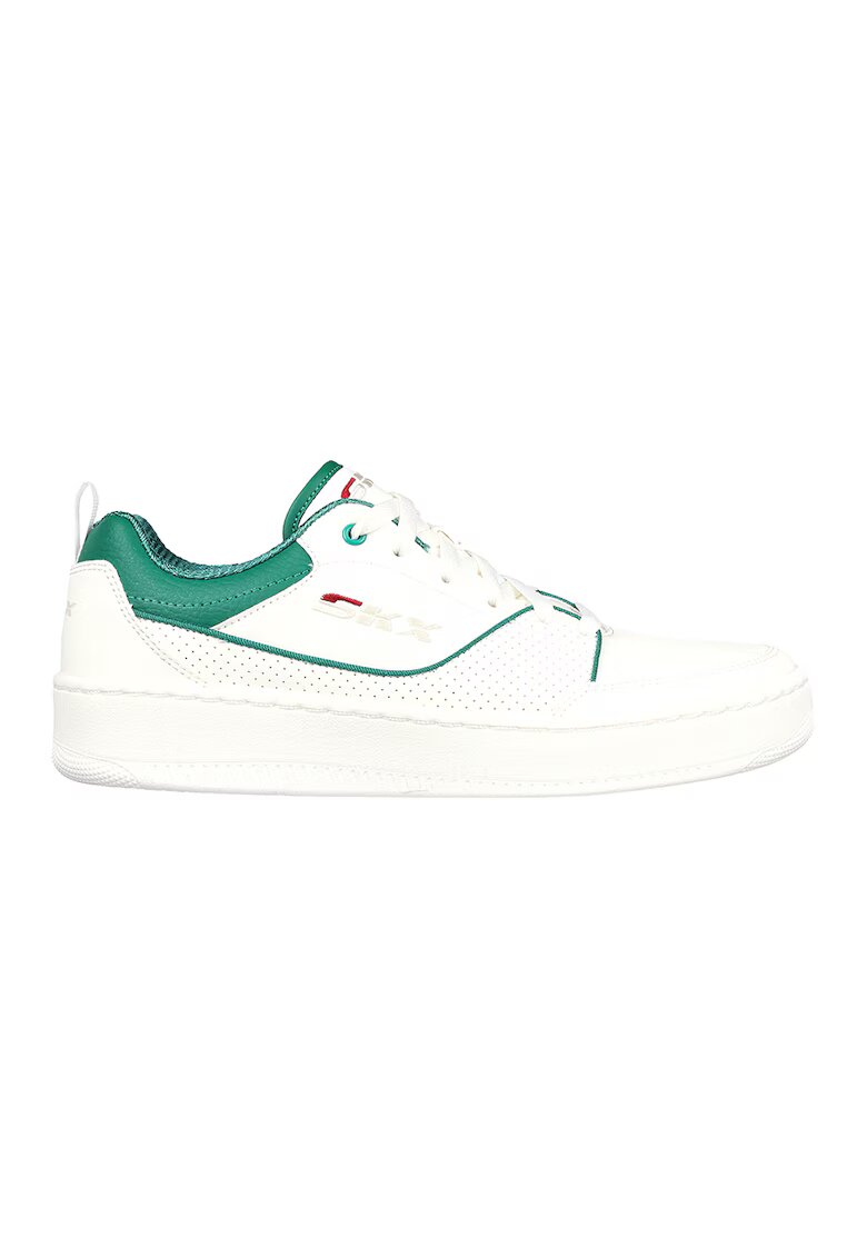 Skechers Спортни обувки Court 92 - Ottoman от еко кожа - Бял/Зелен