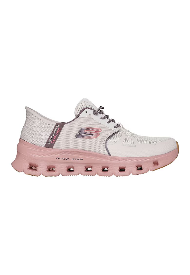 Skechers Спортни обувки Glide Step Pro Slip-Ins с лого - Сив/Оранжев