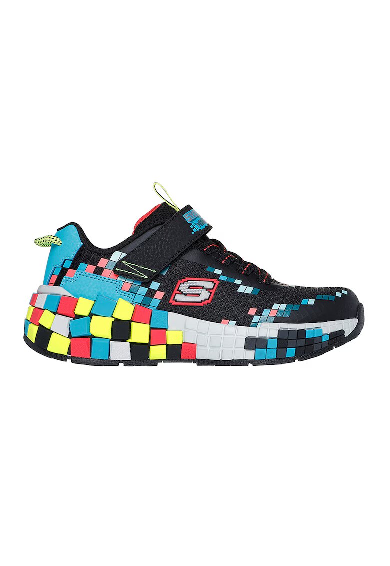Skechers Спортни обувки Mega-Craft 3.0 с еластични връзки за регулиране - Червен/Черен/Оранжев