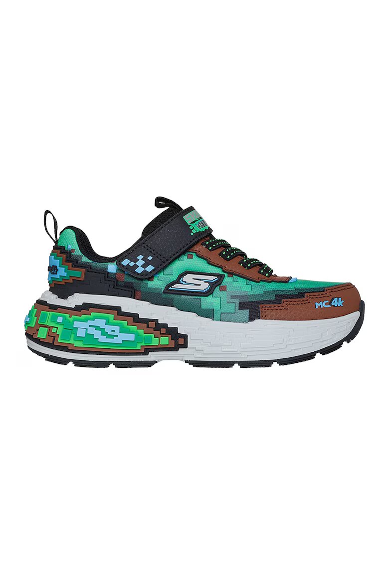 Skechers Спортни обувки Mega Craft с велкро - Пастелносин/Черен