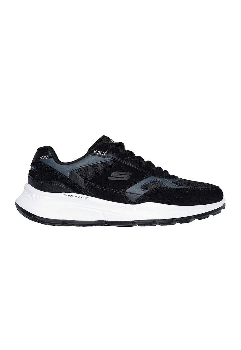 Skechers Спортни обувки с велур - Тъмносин/Светлосин