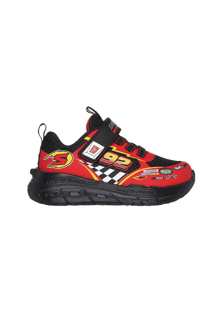 Skechers Спортни обувки Skech Tracks с велкро - Жълт/Въглен сиво