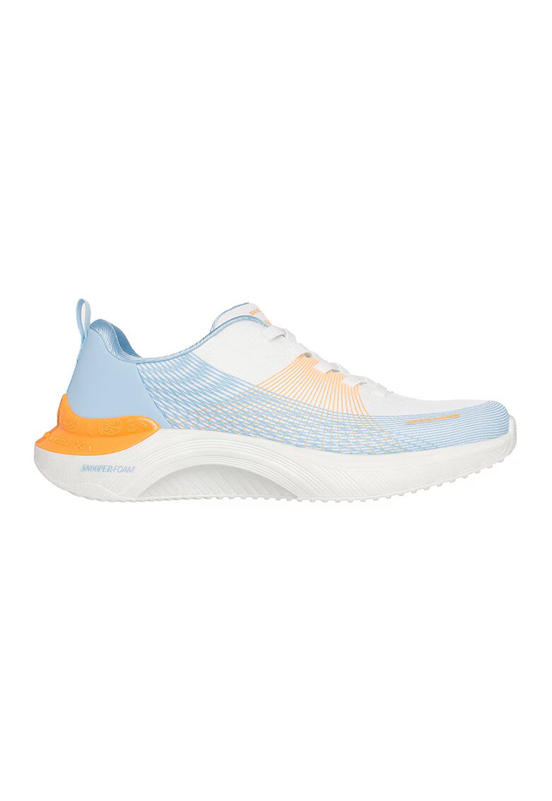 Skechers Спортни обувки Snooper Foam Ace Track - Златист/Бледооранжев/Тъмносин