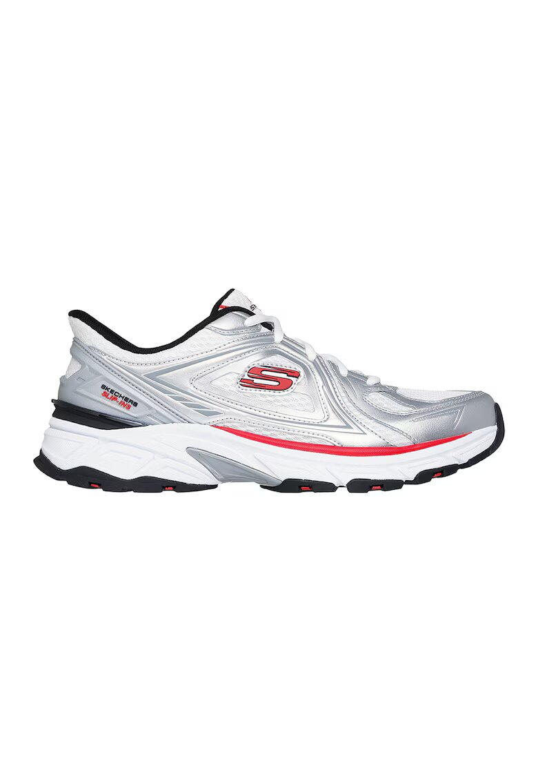 Skechers Спортни обувки Stamina Sport-Kordae Slip-ins с кожа - Черен/Жълт/Сребрист