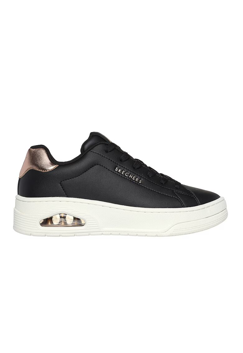 Skechers Спортни обувки Uno Court от еко кожа - Черен/Розово златисто