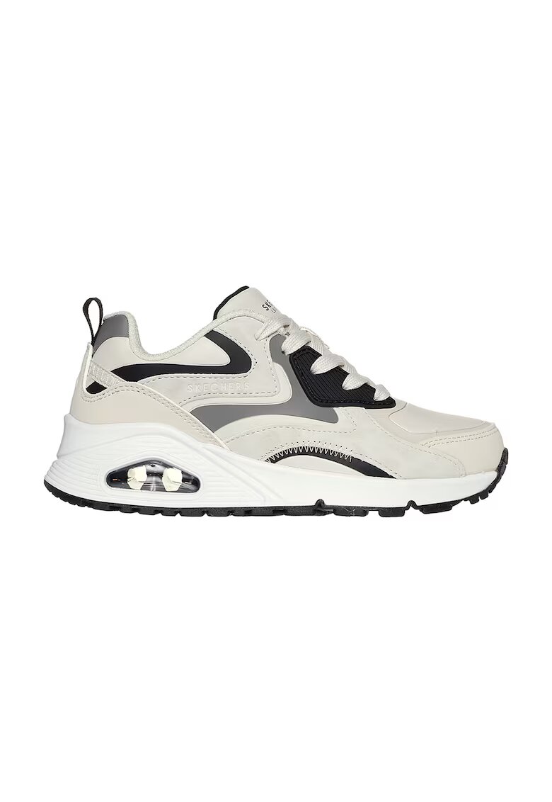 Skechers Спортни обувки Uno Gen1 Color Surge - Въглен сиво/Електриково Зелено