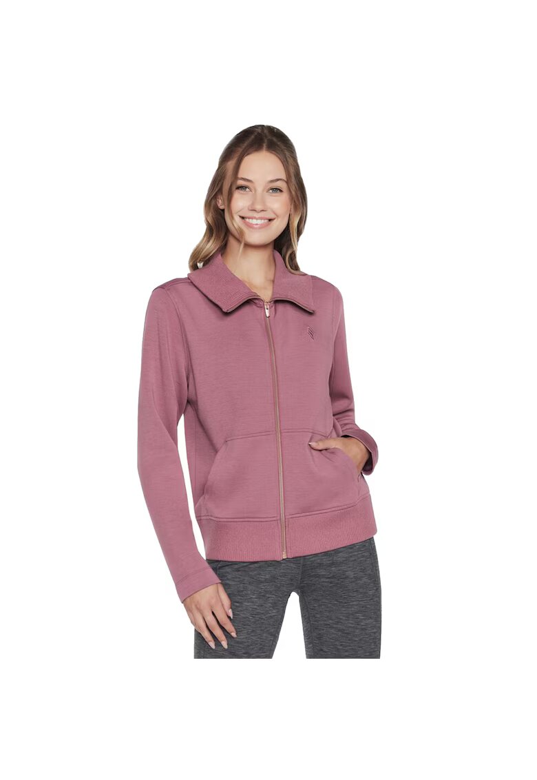 Skechers Суичър с качулка Hoodless Skechcloud Jacket 19631151