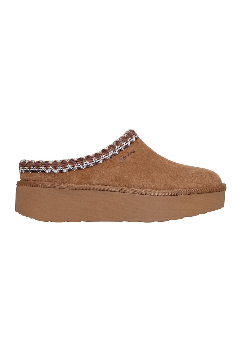 Skechers Велурено сабо Keep Cozy