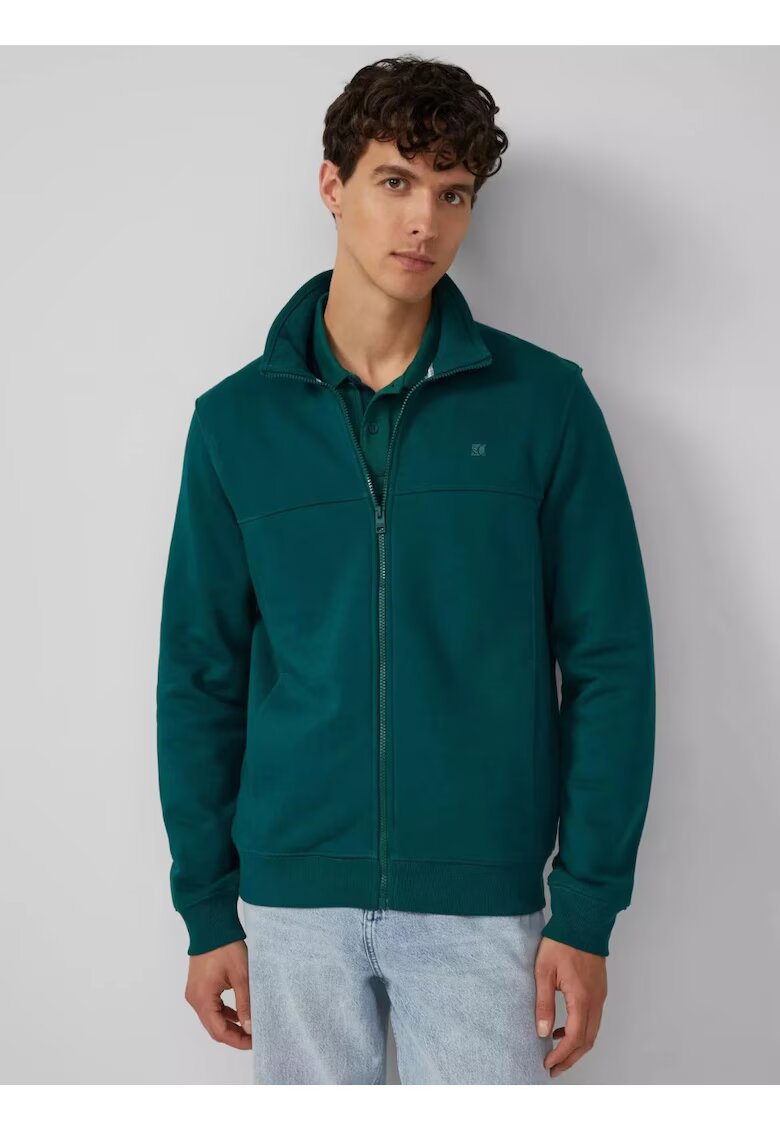 sOliver Bluza sport cu guler inalt si fermoar - Regular fit