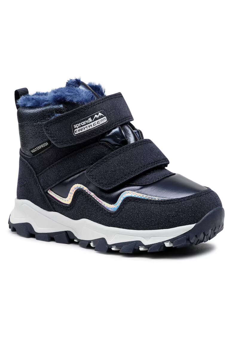 Sprandi Дамски трекинг ботуши - водоустойчиви - топлоизолирани - сини - синтетичен материал