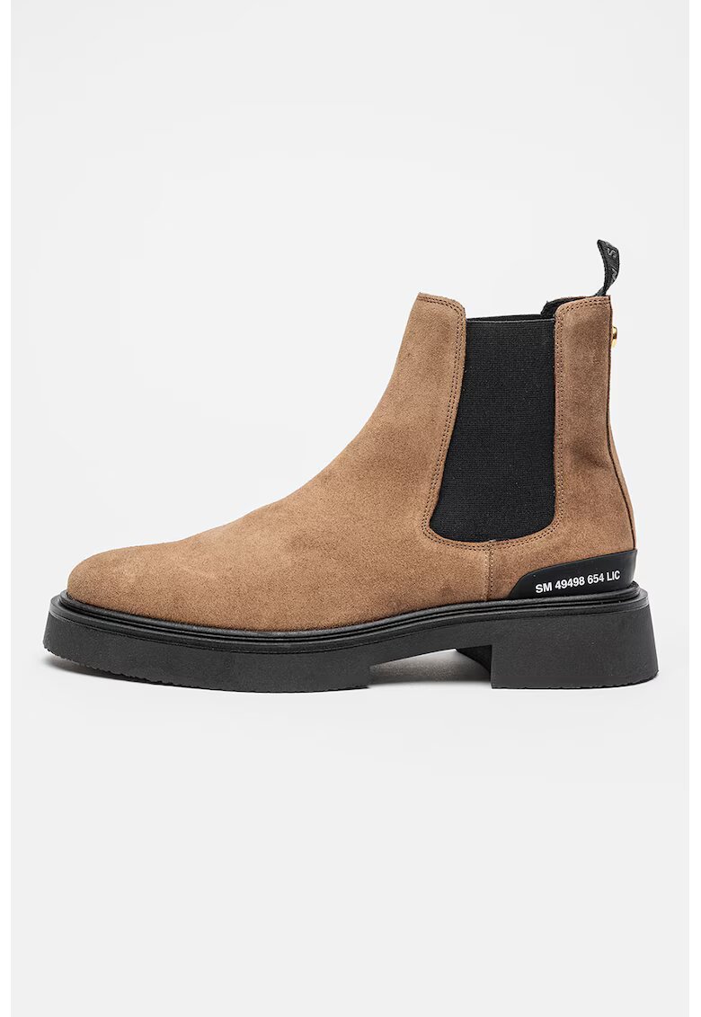 Steve Madden Боти Chelsea Zhane от велур и еко кожа