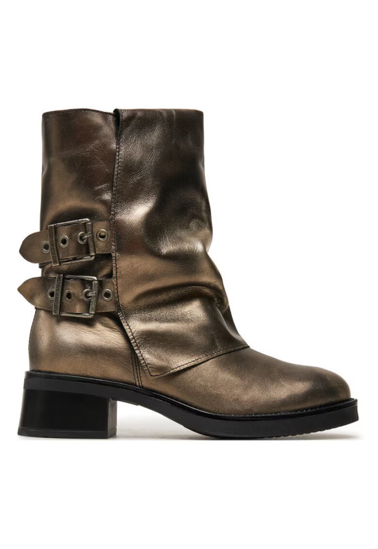 Steve Madden Дамски ботуши 304364990 - Естествена кожа - Златни