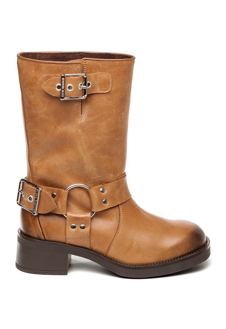 Steve Madden Кожени ботуши до средата на прасеца