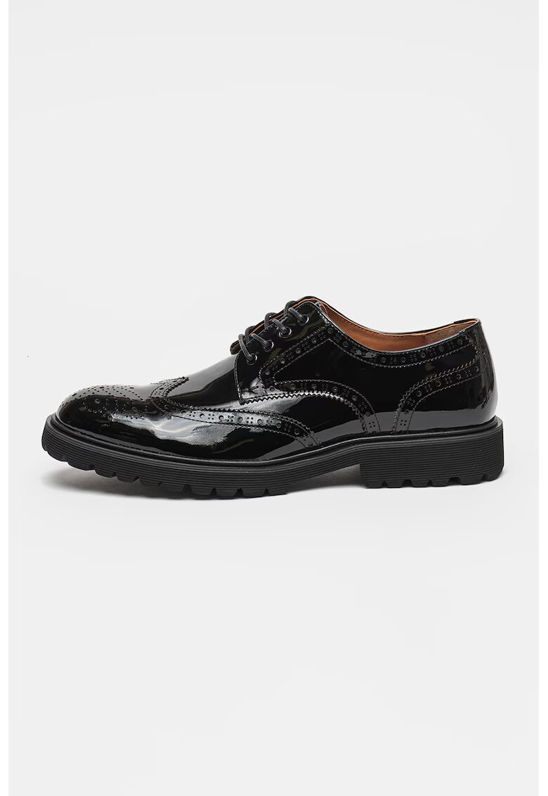 Steve Madden Лачени кожени обувки Mayor Brogue