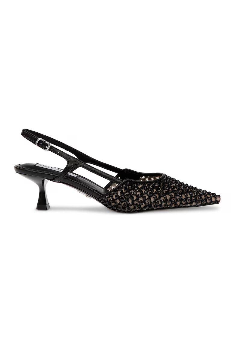Steve Madden Обувки с остър връх - Черен/Бежов