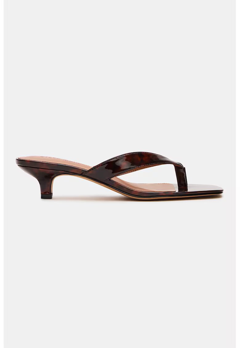 Steve Madden Сандали от велур Tracie с котешки ток и разделител за палеца