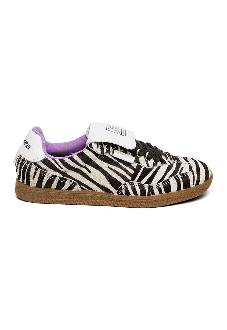 Steve Madden Спортни обувки Ethora-L с еко кожа с косъм - Черен/Кафяв/Аметист