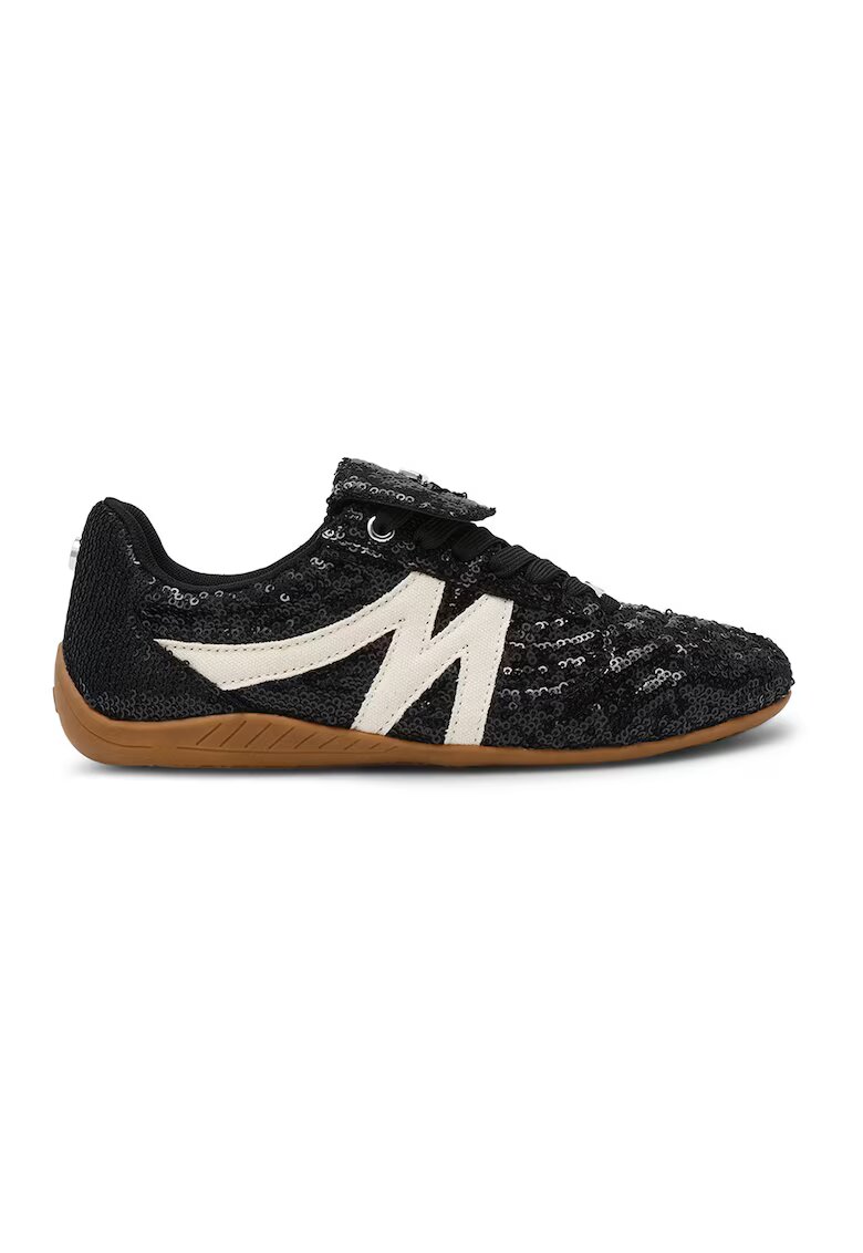 Steve Madden Спортни обувки Freekick с пайети - Бордо/Пастелнорозов