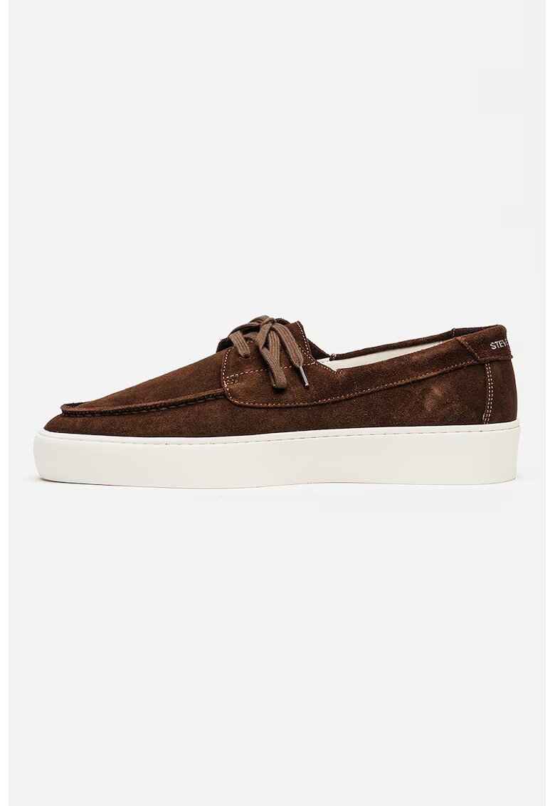 Steve Madden Велурени мокасини Leeway с лого