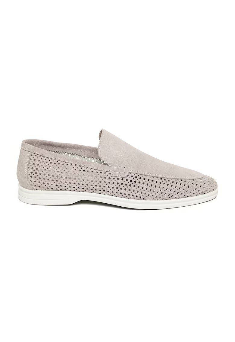 Steve Madden Велурени мокасини с перфорации