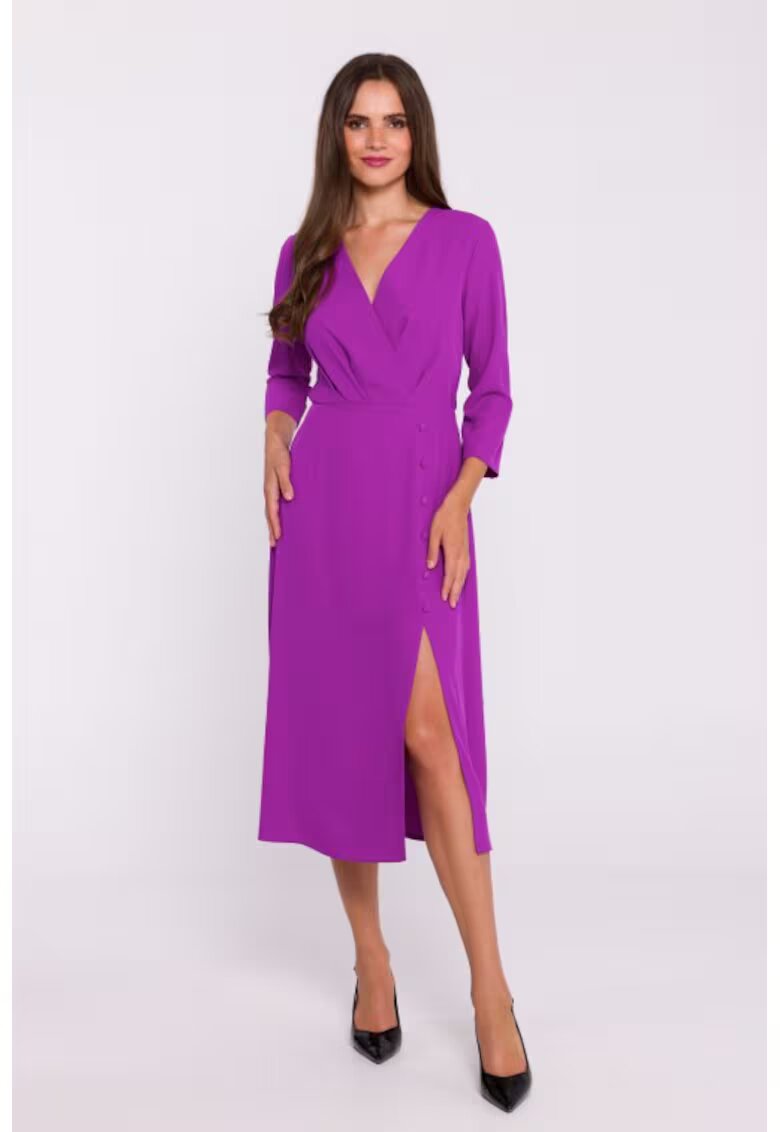 Stylove Рокля с дълбоко деколте и ниска цепка