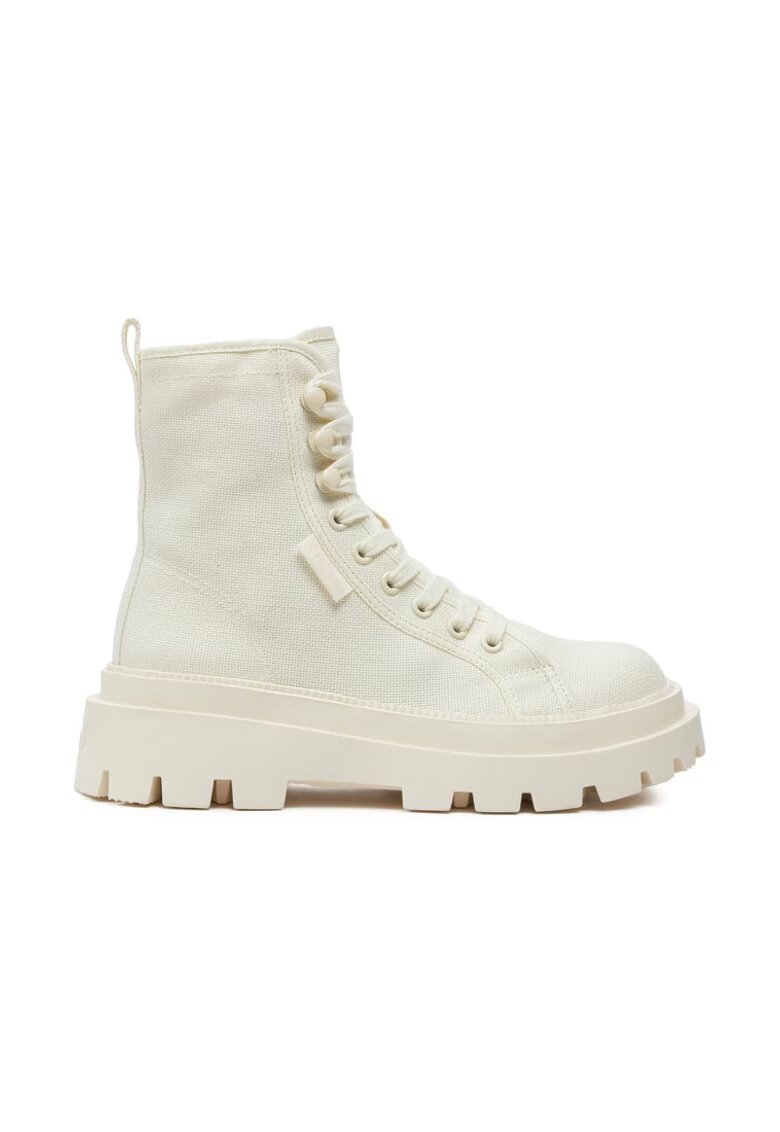 Superga Дамски ботуши - Текстил - Черни