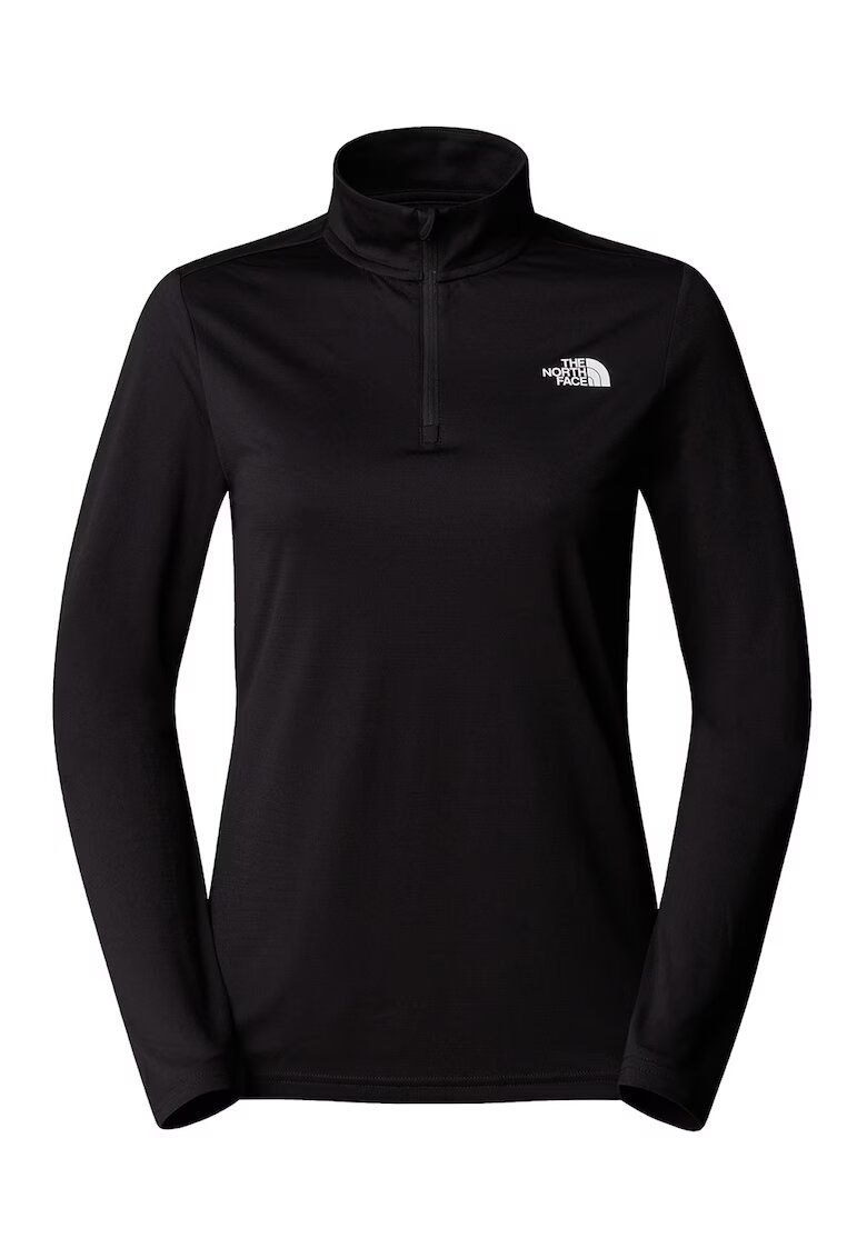 The North Face Тренировъчна блуза с къс цип и лого