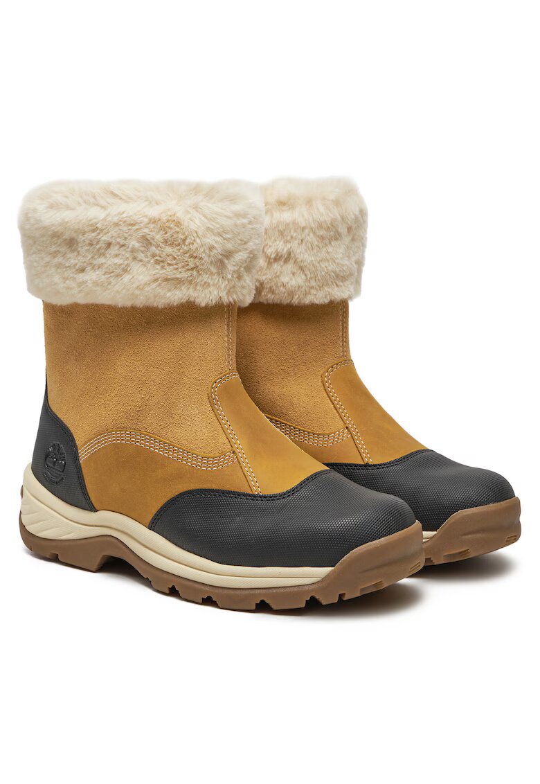 Timberland Дамски ботуши - естествена кожа - кафяви