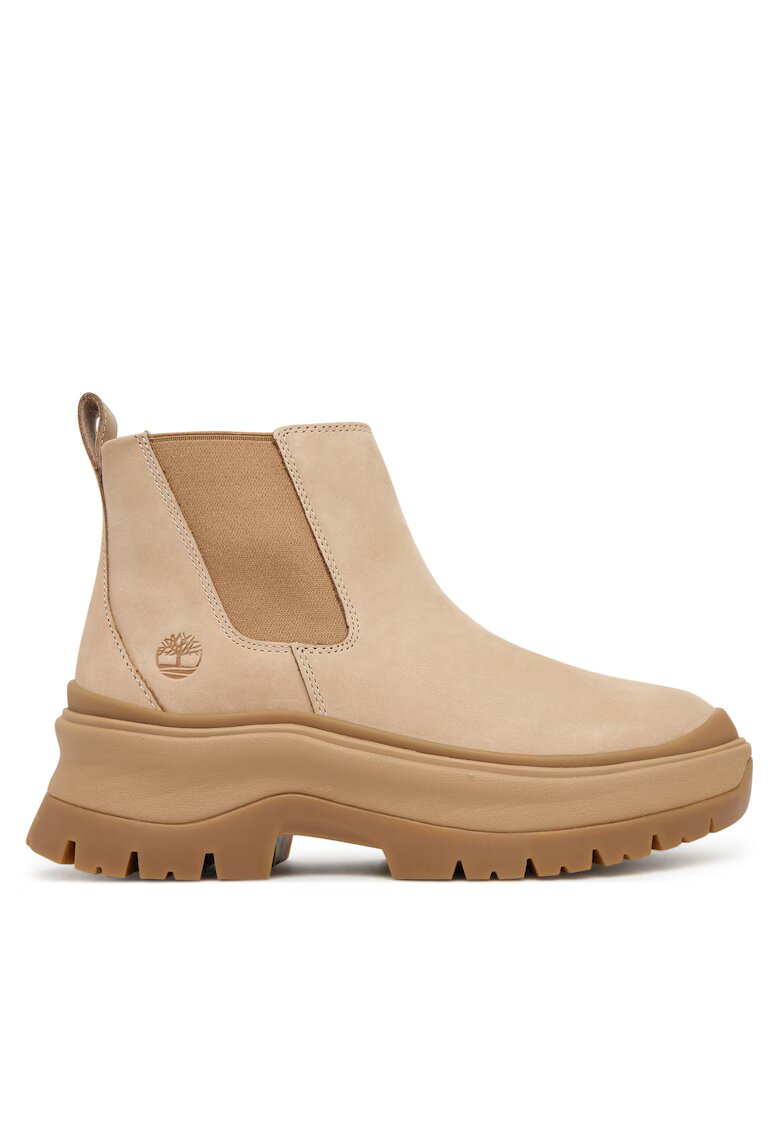 Timberland Дамски ботуши - Roxie Lane Mid - естествена кожа - бежови