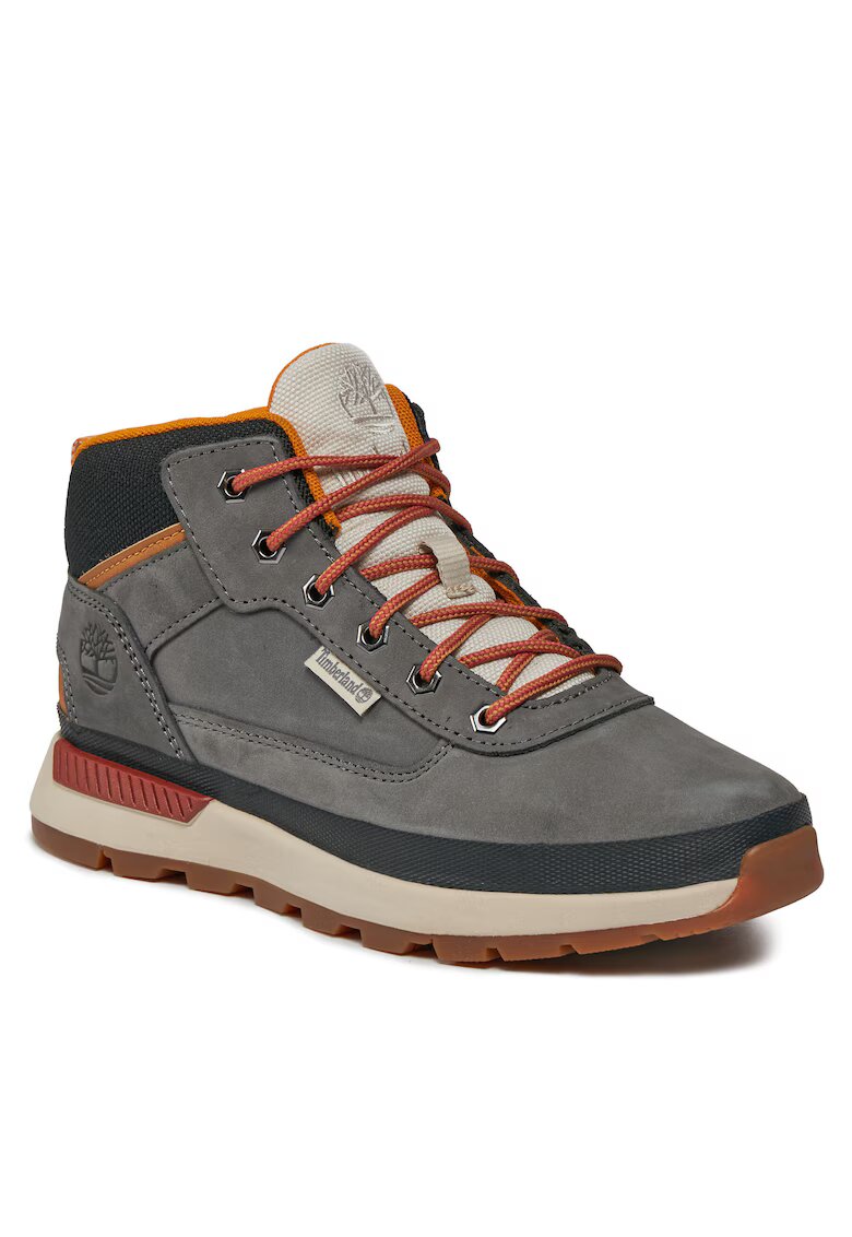 Timberland Детски ботуши - естествена кожа - сиви