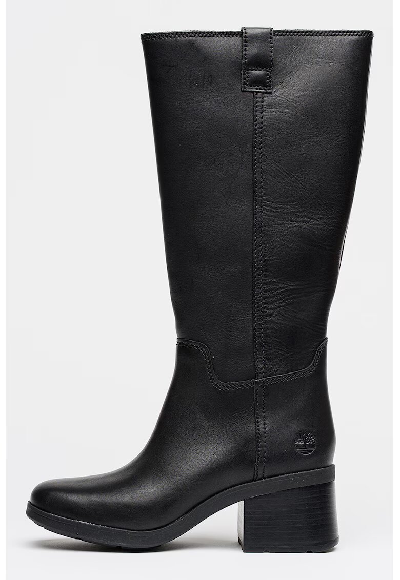 Timberland Кожени дълги ботуши Bellevaux с масивен ток