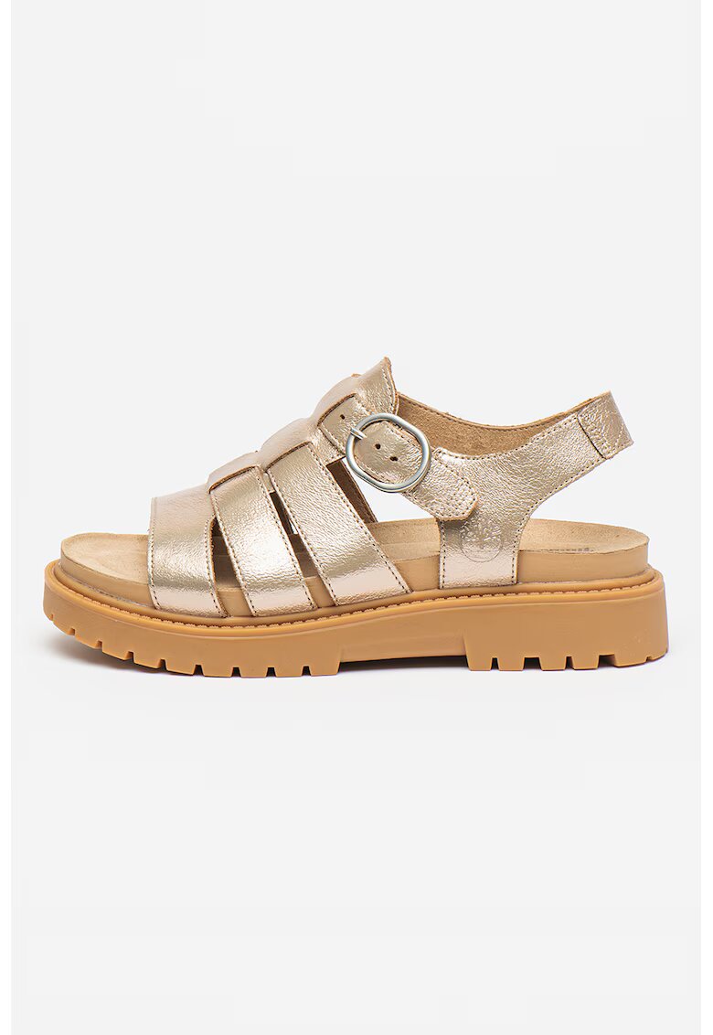 Timberland Кожени сандали Clairmont с тока