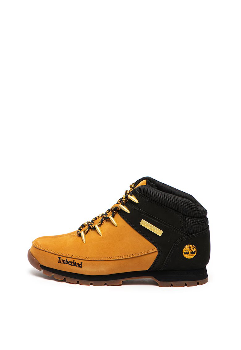 Timberland Мъжки боти BM156710 Кафяви - Черен/Тъмножълт