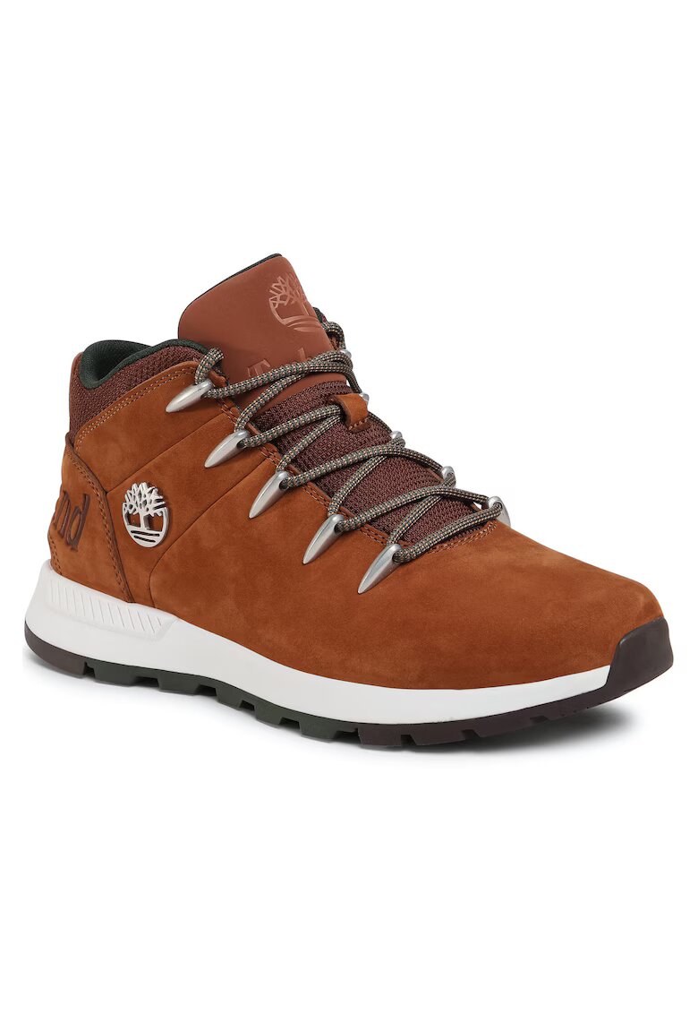 Timberland Мъжки боти естествена кожа - кафяви