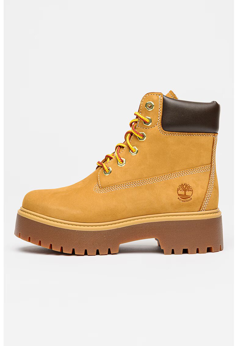 Timberland Водоустойчиви боти Stone Street 6 от набук