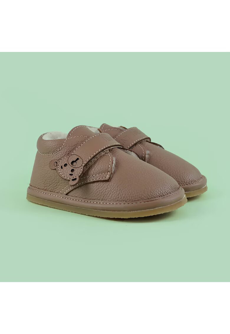 TINY TOES Lotso Leather Barefoot Short Boots