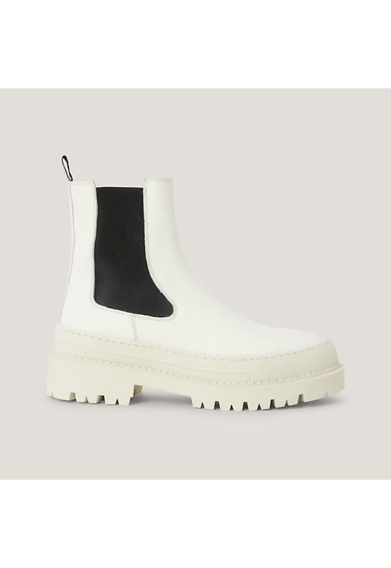Tommy Hilfiger Дамски спортни обувки ботуши Chelsea Foxing - EN0EN02289-YA6 - бели