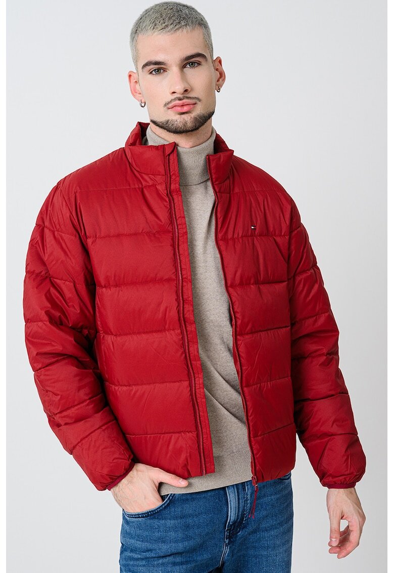 Tommy Hilfiger Капитонирано зимно яке с миди яка