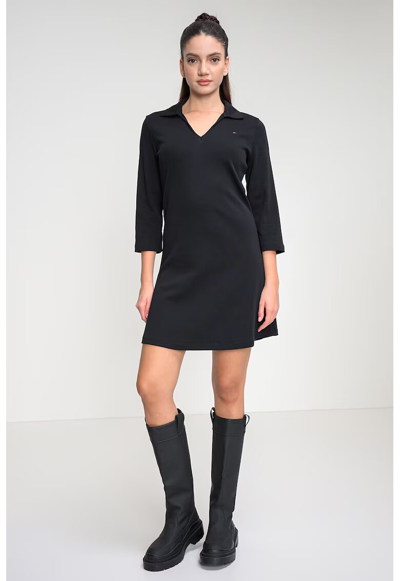 Tommy Hilfiger Къса права рокля с 3/4 ръкави