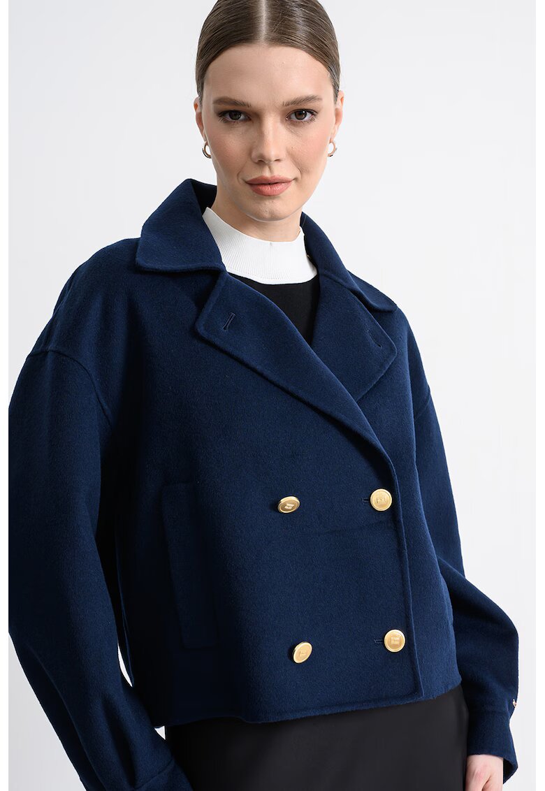 Tommy Hilfiger Късо палто с метални копчета