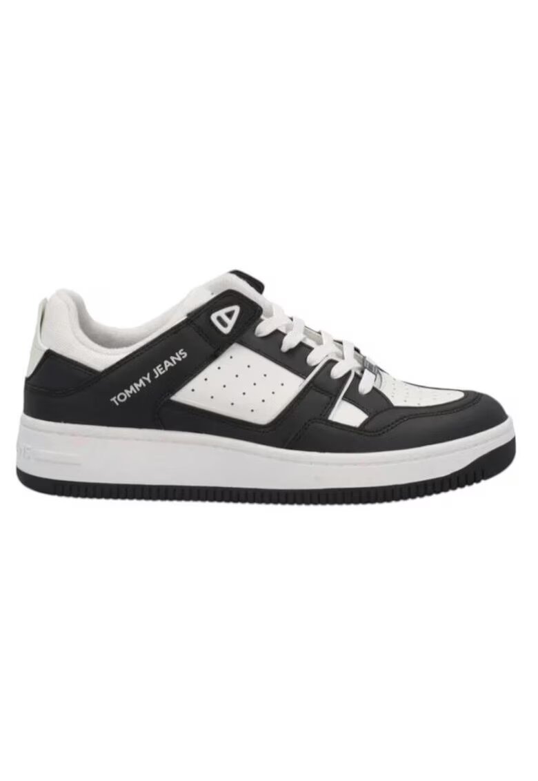 Tommy Hilfiger Мъжки спортни обувки tjm basket retro cupsole wl - EM0EM01464-BDS - 42 EU - Черни