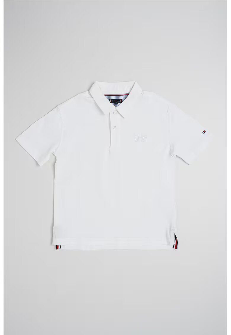 Tommy Hilfiger Памучна тениска с яка