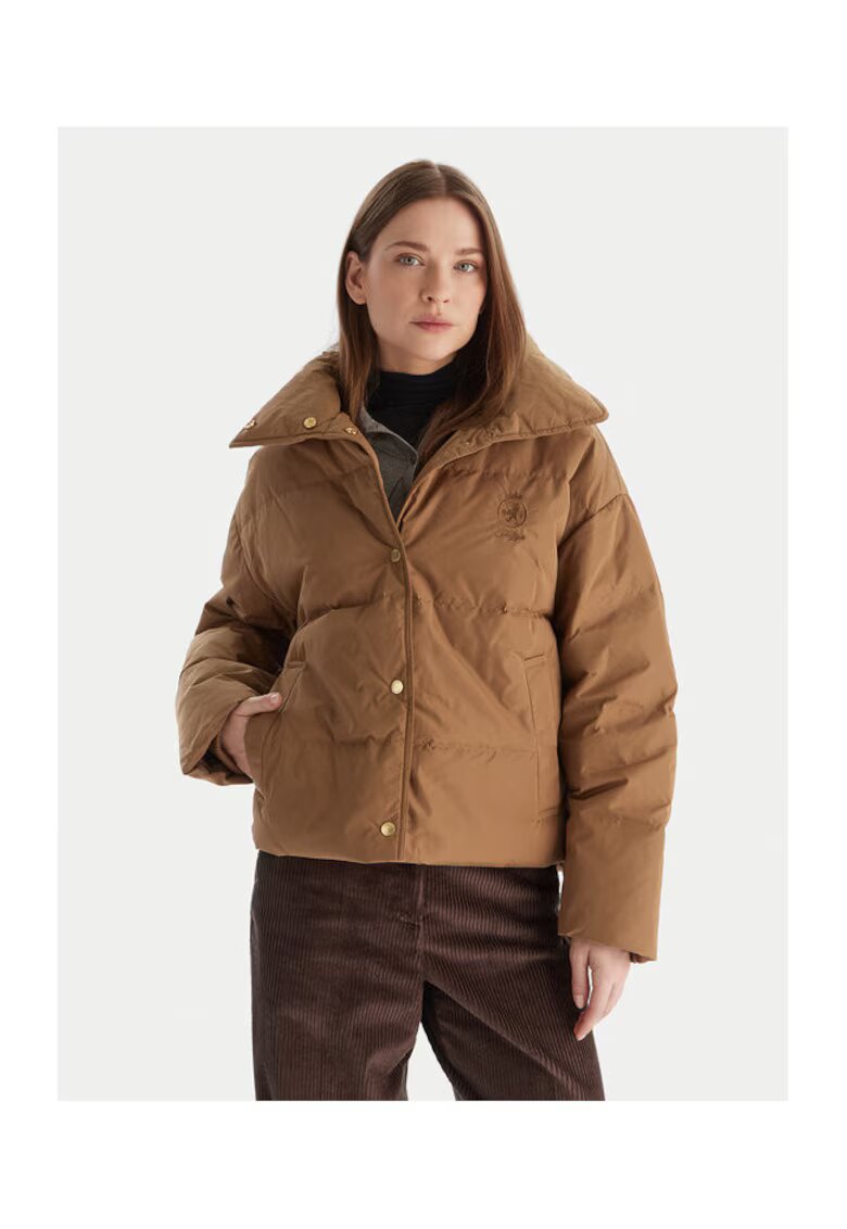 Tommy Hilfiger Пухено яке кафяво