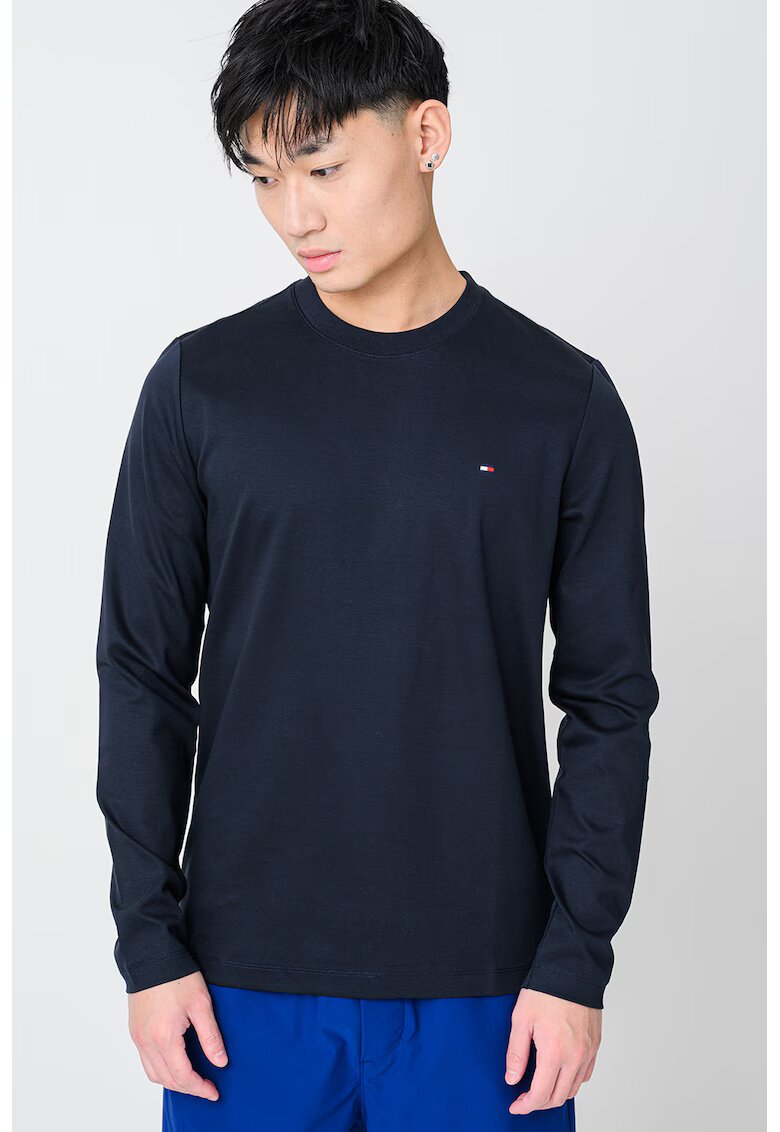 Tommy Hilfiger Слим блуза с овално деколте