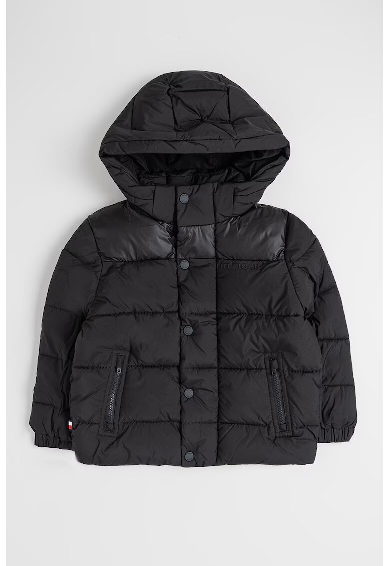 Tommy Hilfiger Стандартно зимно яке с отделяща се качулка