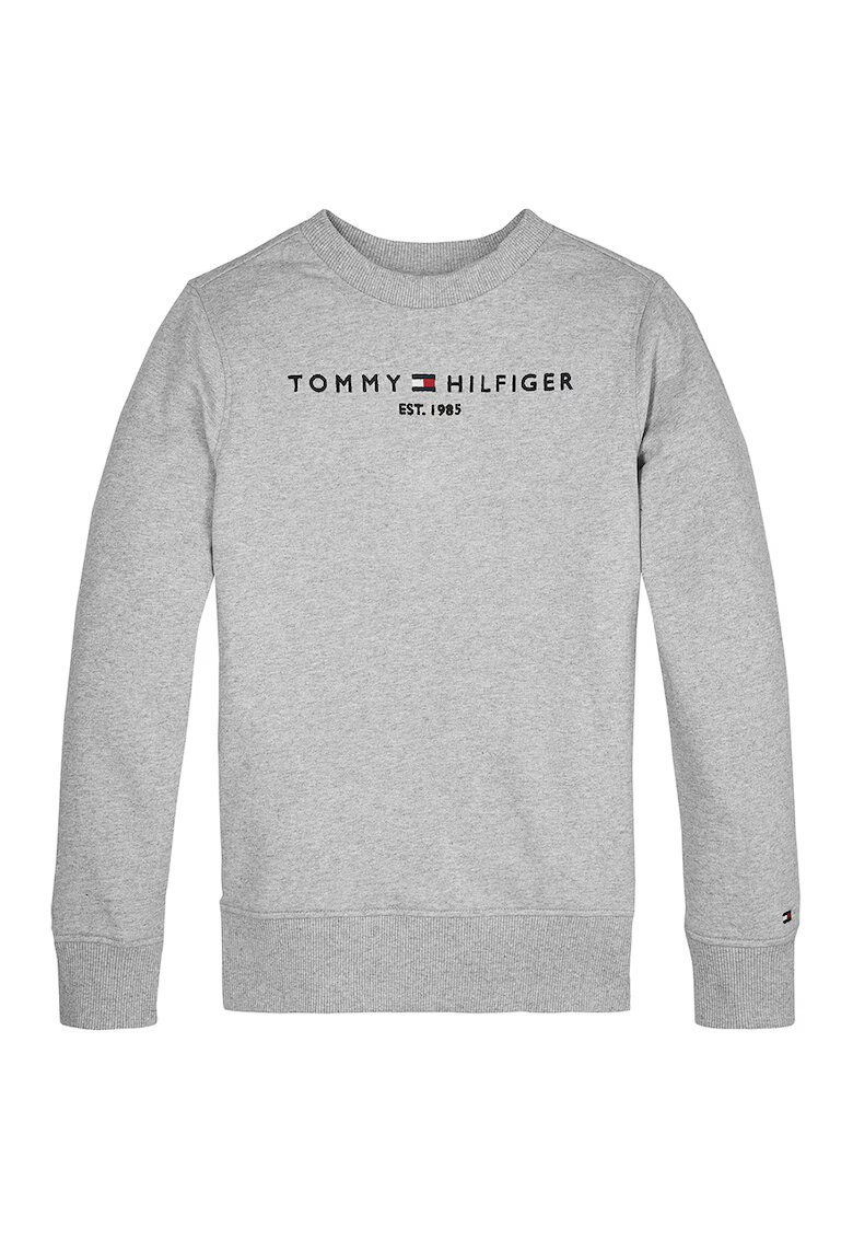 Tommy Hilfiger Суитшърт с лого - Бял/Тъмносин