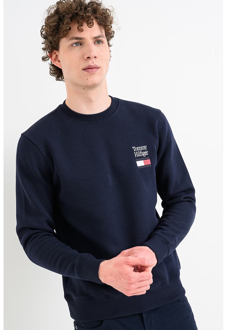 Tommy Hilfiger Суитшърт с памук с лого