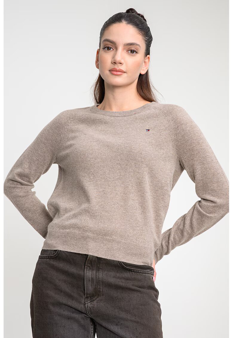 Tommy Hilfiger Свободен пуловер с лого
